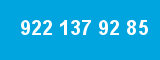 922 137 92 85 922 137 92 85